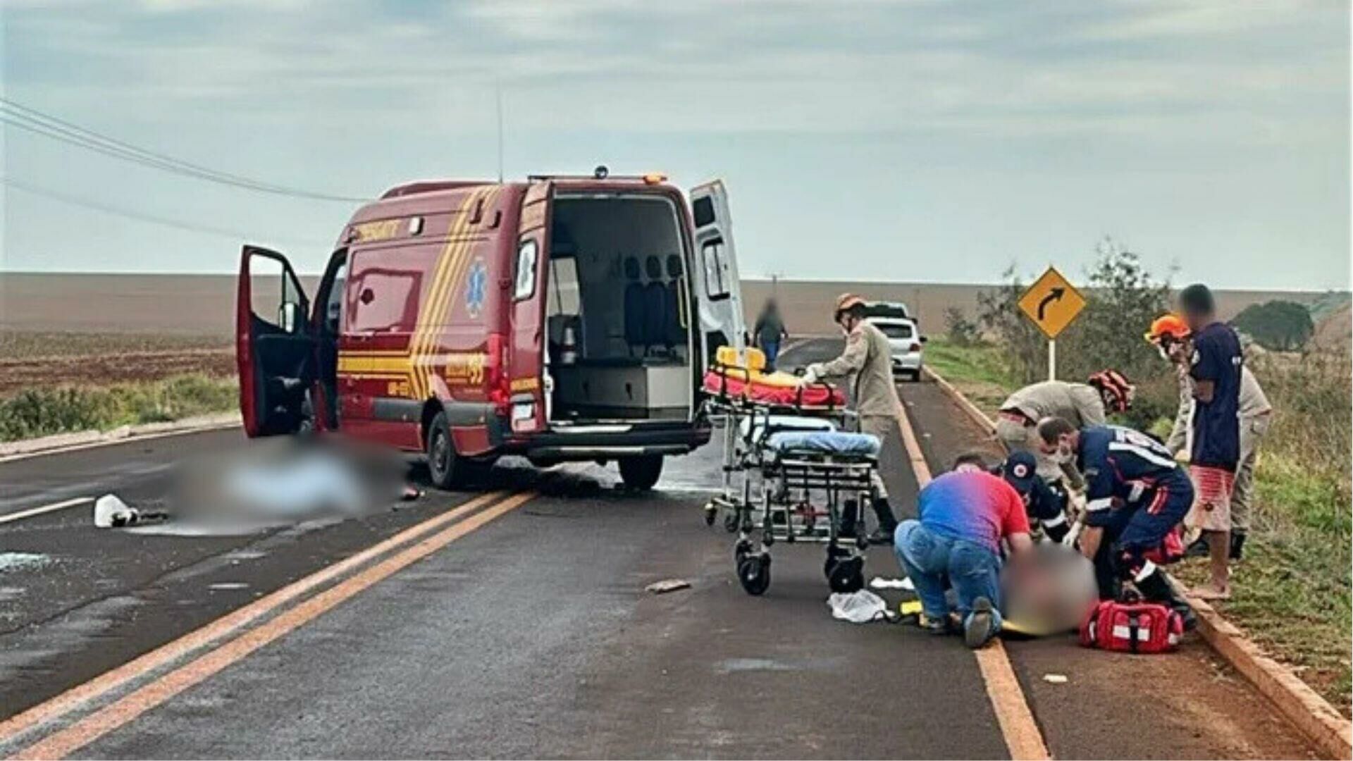 Imagem de compartilhamento para o artigo Grave acidente na MS-430 em São Gabriel do Oeste mata um dos irmãos gêmeos e deixa três feridos da MS Todo dia